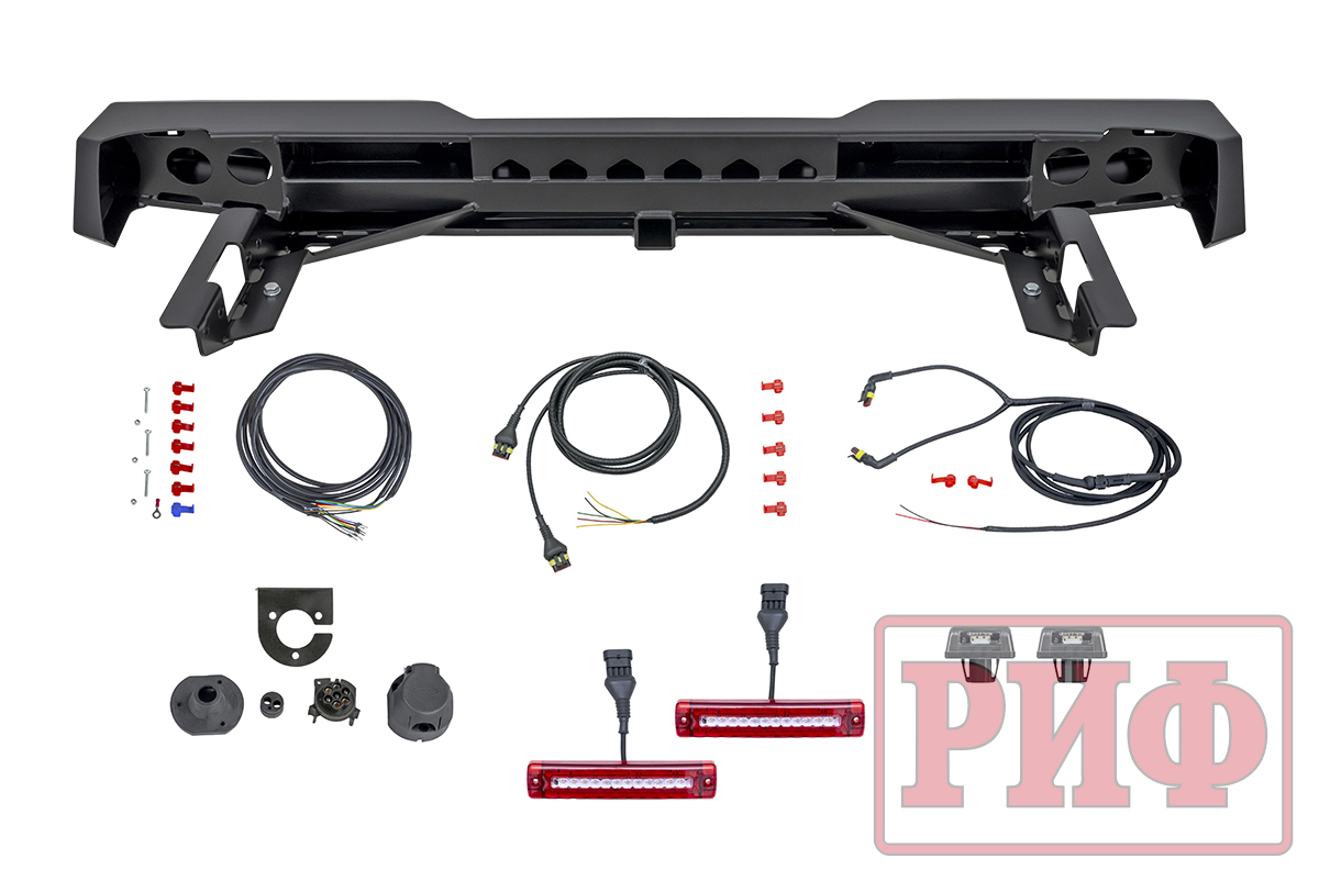 Бампер задний для Toyota Hilux 06+ РИФ