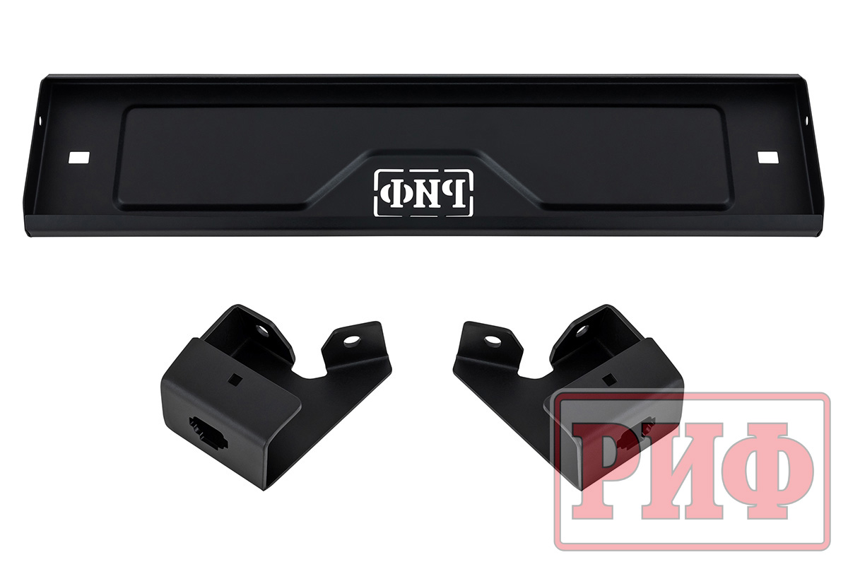 Бампер РИФ силовой задний Jeep Wrangler JL 2018+ с квадратом под фаркоп под штатные фонари, стандарт (для а/м с низкими перед. крыльями)