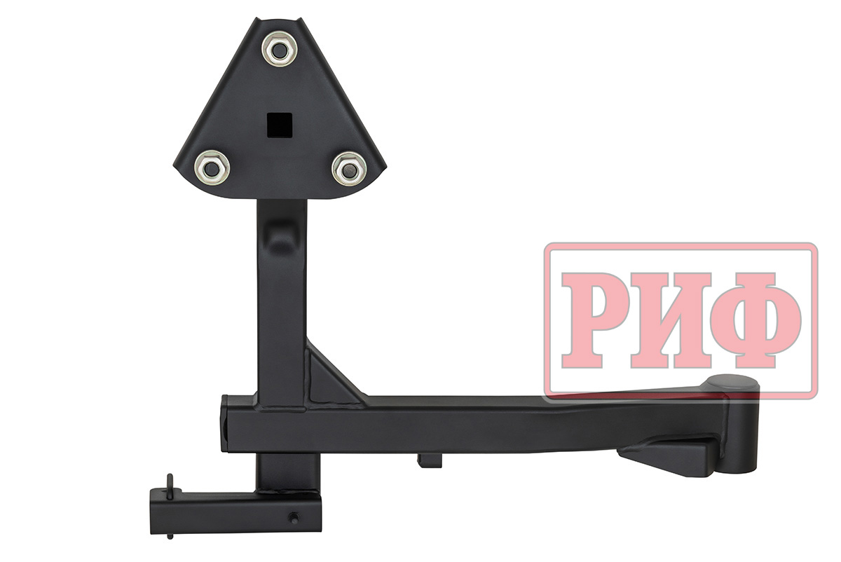 Бампер РИФ силовой задний для ГАЗ Соболь NN 4x4 с фонарями, калиткой, возможностью установки фаркопа, стандарт