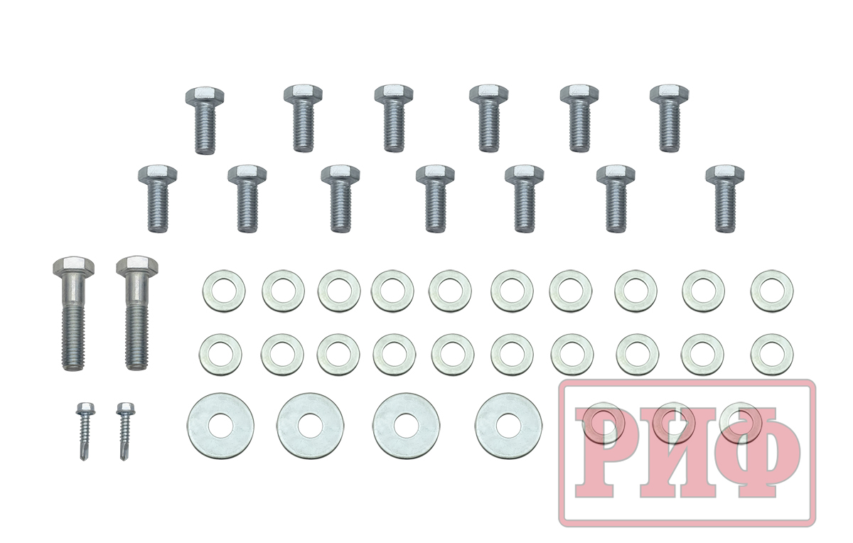 Бампер РИФ задний силовой/защита штатного бампера Haval H5 c квадратом под фаркоп (2019-2021)