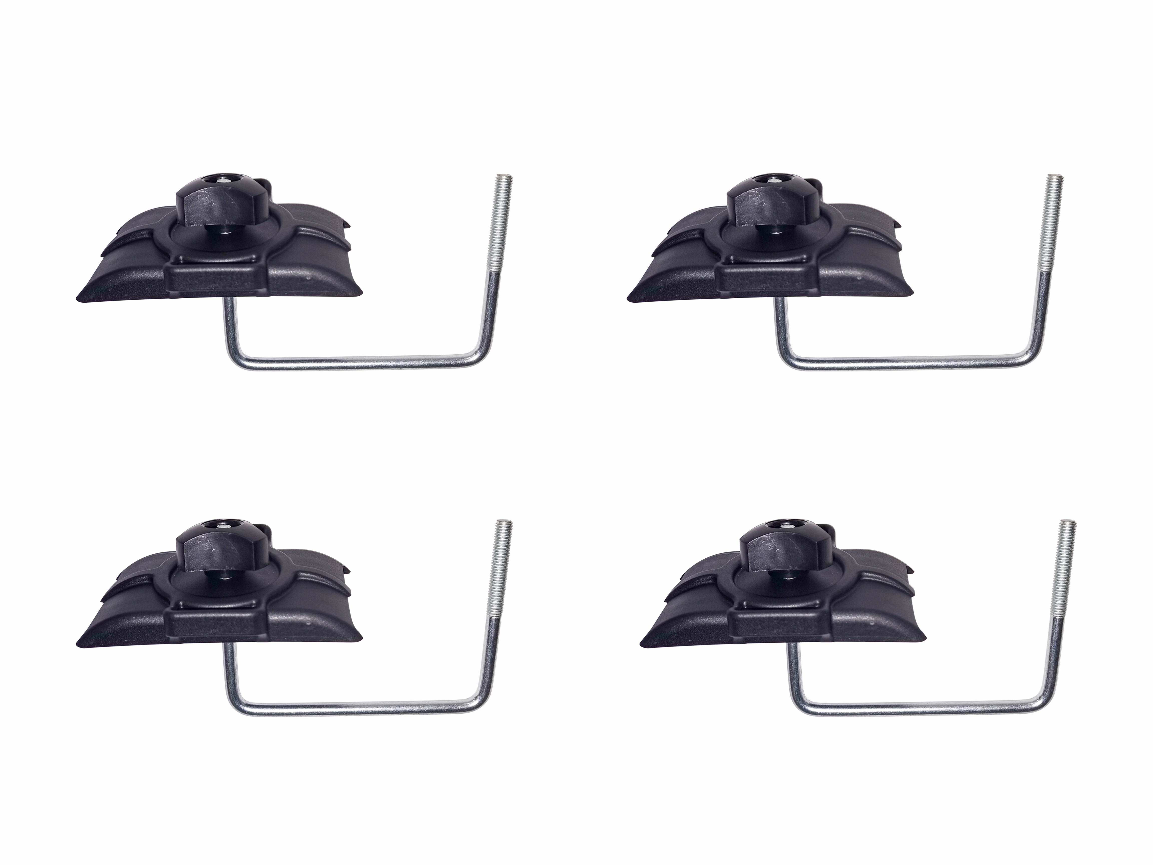 Крепеж для бокса LUX со скобами дополнительный (4скобы, 4 подложки, 4 барашка)