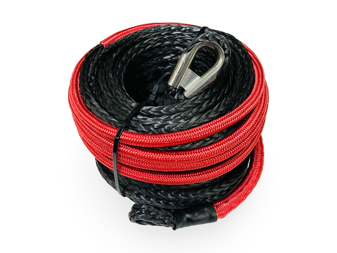 Трос синтетический с коушем 4REVO серия JET 9.0мм х 28м