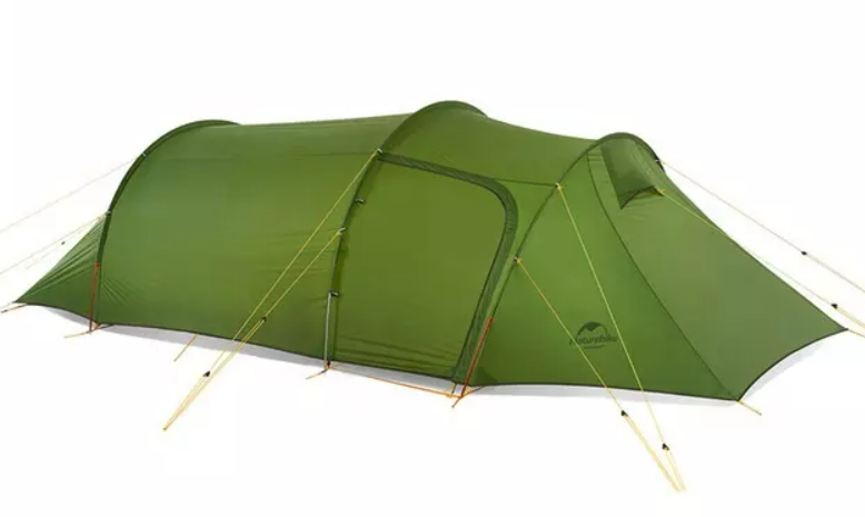 Палатка Naturehike Opalus Si 3-местная, алюминиевый каркас, зеленая
