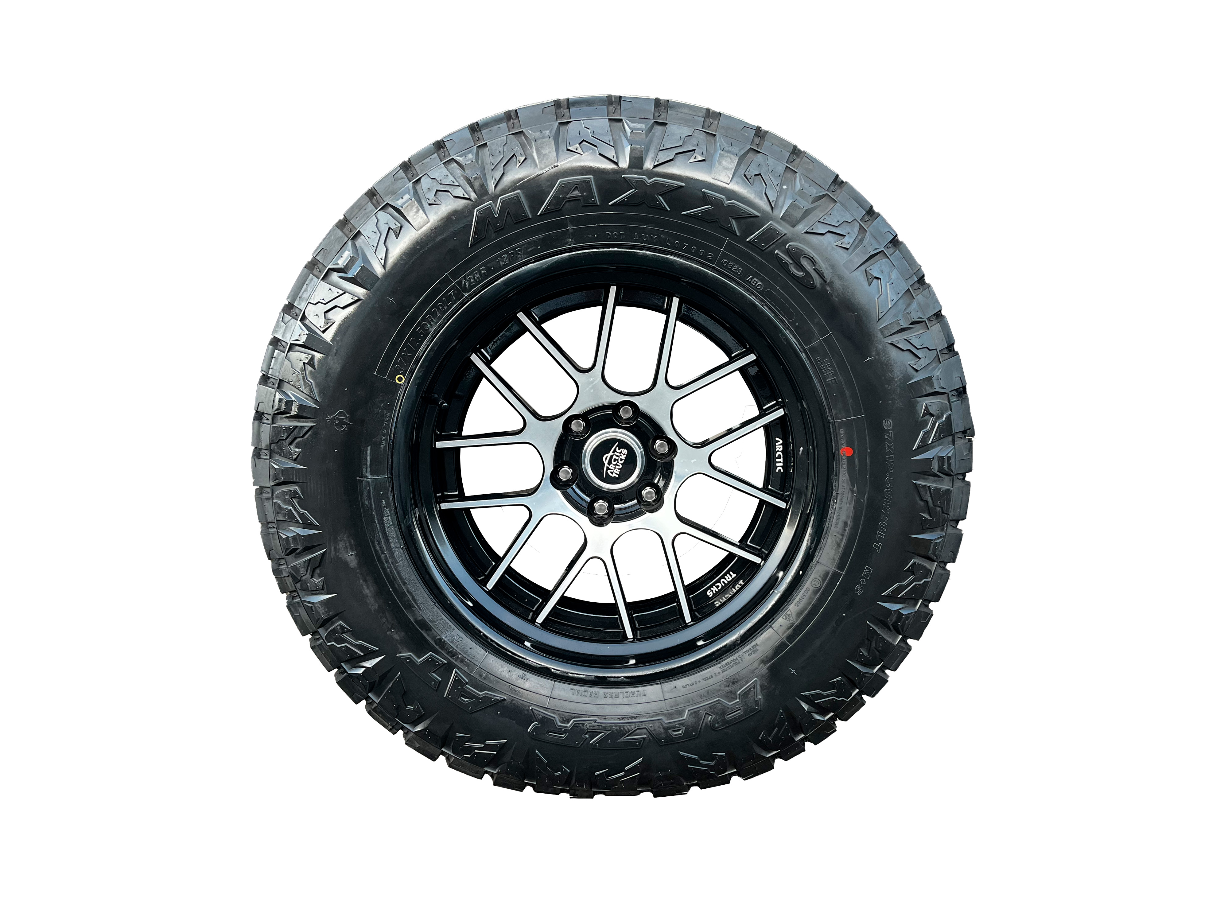 колесо в сборе: диск кованый R20 и шина Maxxis RAZR AT 35x12.5R20 LT 125Q AT811