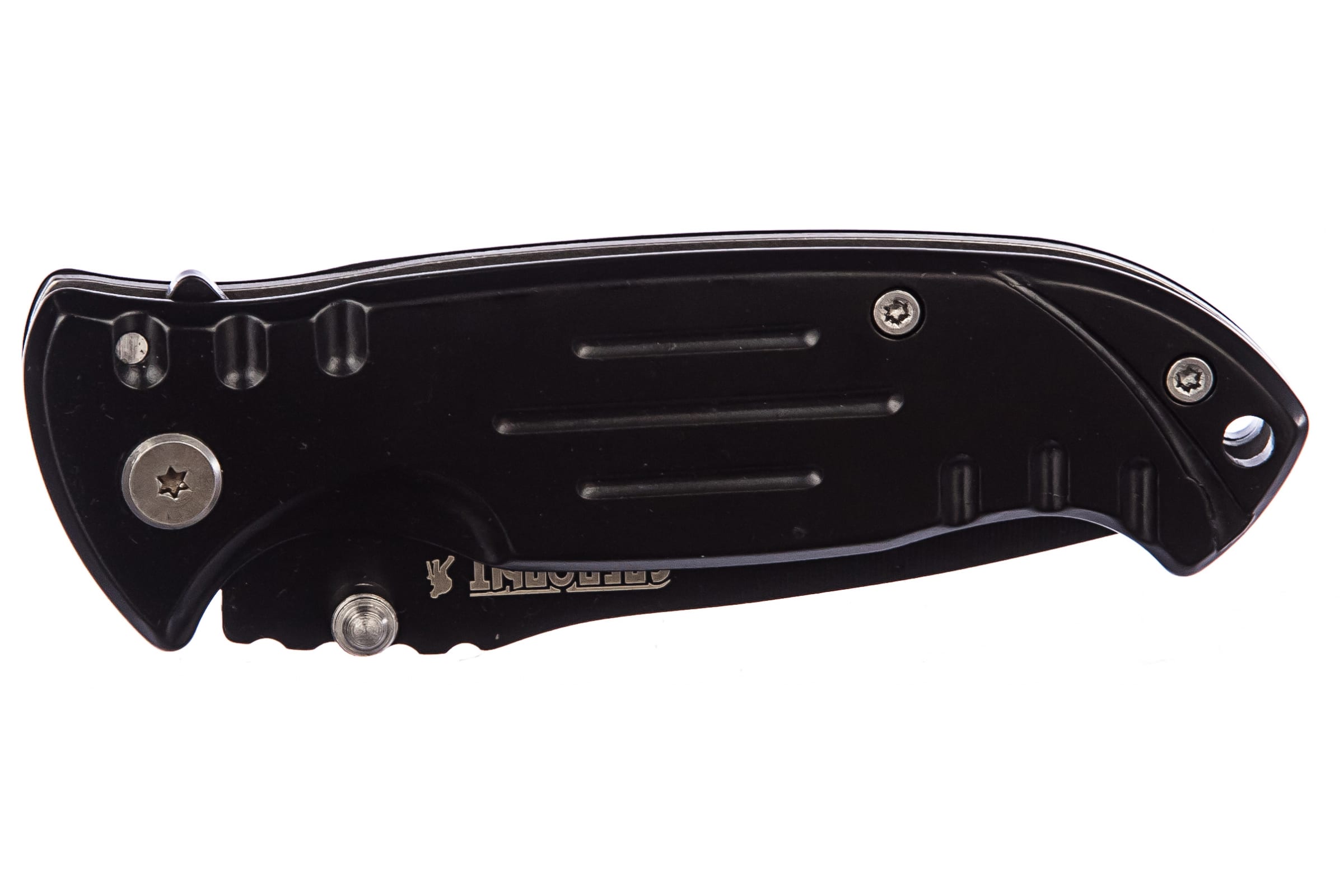 Нож туристический "СЛЕДОПЫТ" с зажимом, клинок 75 мм, на блистере