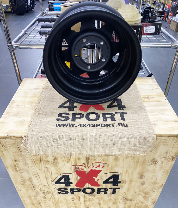 Диск колесный стальной штампованный ORW 62M, 5x139.7, 15x7, ET30, ЦО 98.5, черный матовый