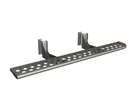 Пороги силовые STC Toyota Land Cruiser 300 (цельная ступень)