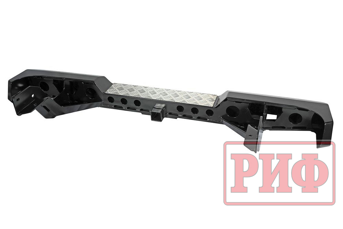 Бампер РИФ задний Ford Ranger T6 с фаркопом и фонарями