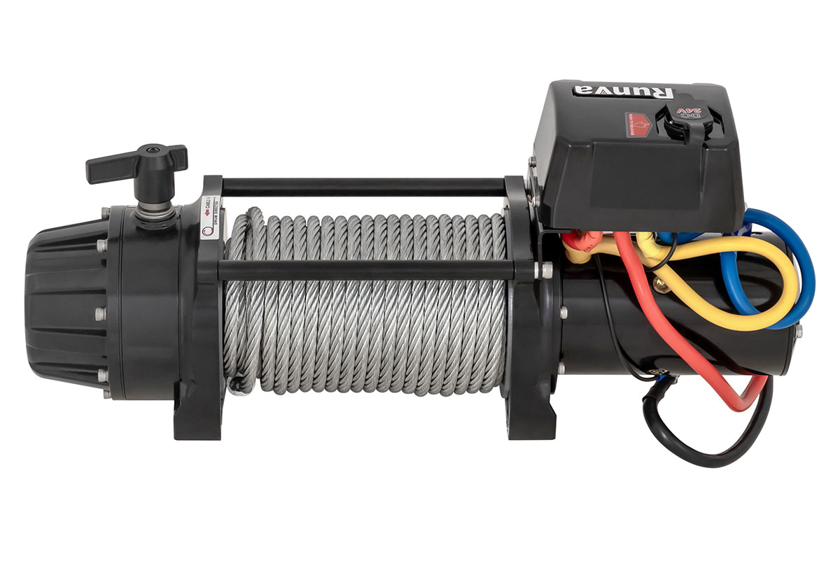 Лебёдка электрическая 24V Runva EWB12500U24V 5670 кг (влагозащищенная)