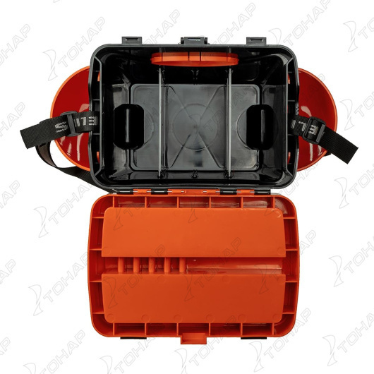 Ящик рыболовный зимний HELIOS FishBox (10л) оранжевый