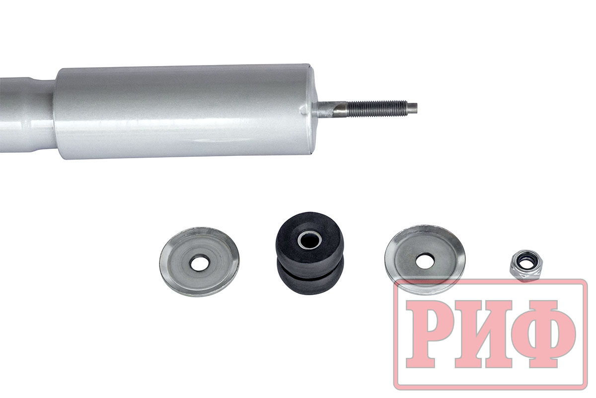 Амортизатор усиленный РИФ передний газовый Нива 21214М штатный, 21214 усиленный штатный и лифт 50 мм