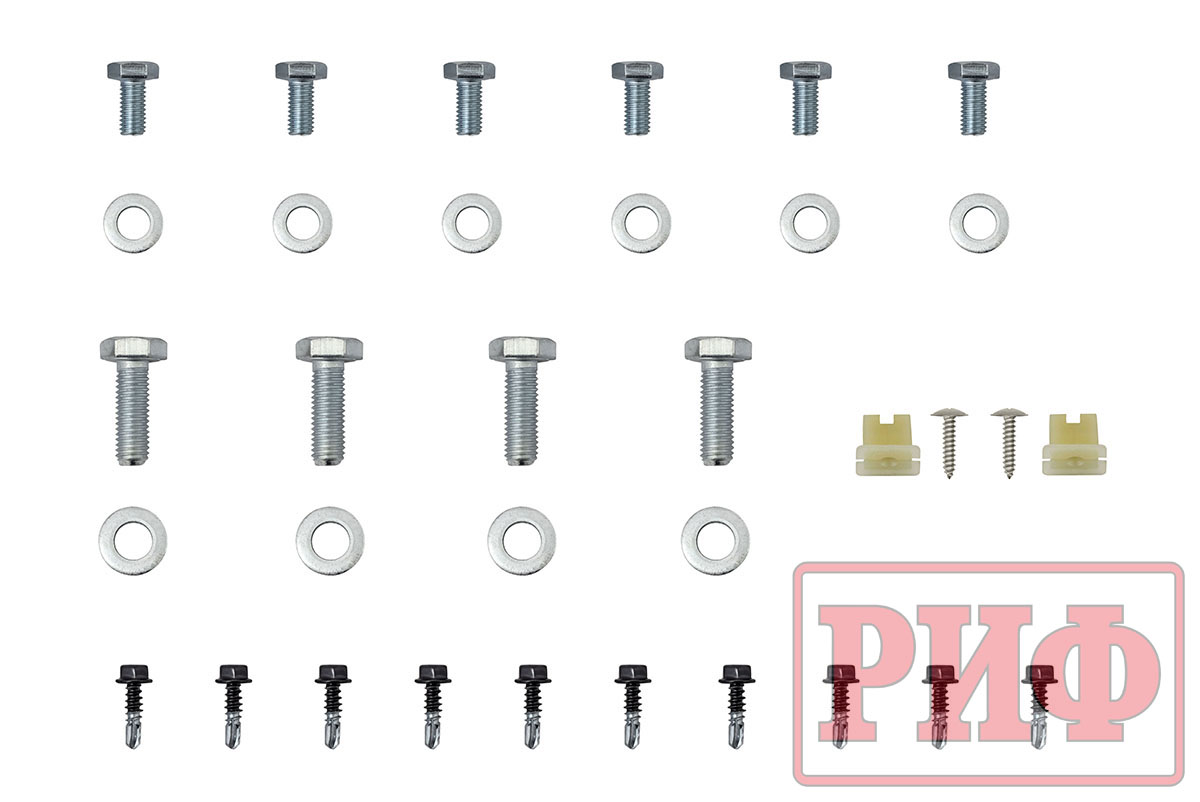 Бампер РИФ силовой передний Toyota Land Cruiser Prado 120 c доп. фарами, центральной дугой, защитой бачка омывателя