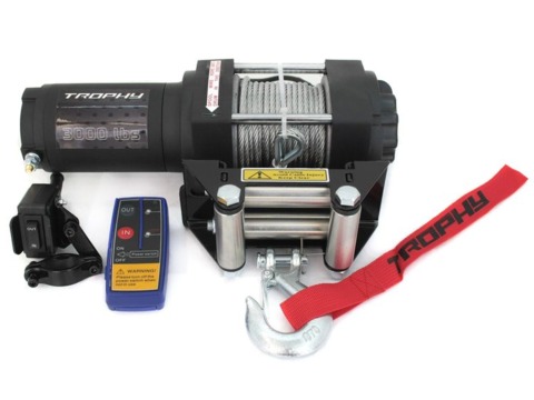 Лебёдка электрическая TR серия QUATTRO CRAZY 3,0 12V, 1360 КГ, 153:1