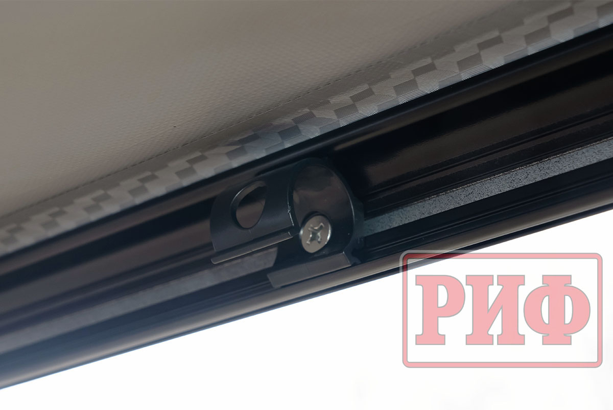 Маркиза автомобильная РИФ 2,13х2,5 м полуавтомат (винил) темно-серая