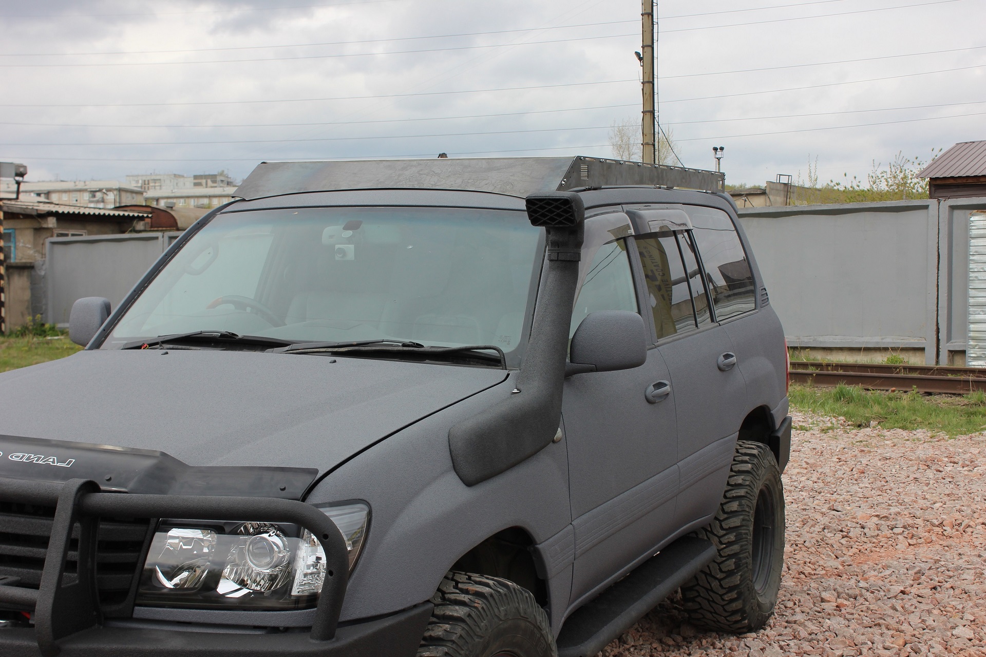 Багажник экспедиционный STC Toyota Land Cruiser 100/105/Lexus LX470 ШТОРКА