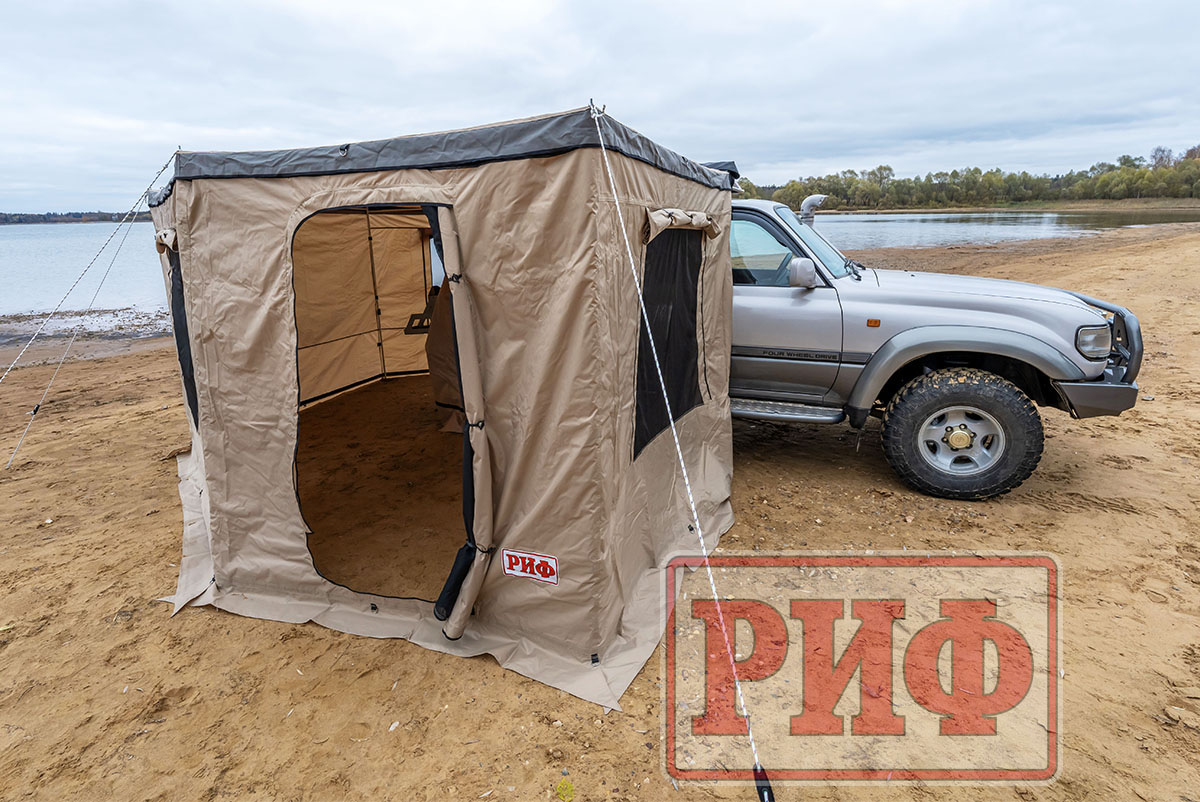 Стенки для комбинированной (прямоугольной с веерной частью) маркизы 2,5х2,5 м правые