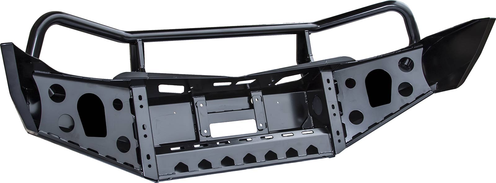 Бампер РИФ силовой передний Mitsubishi L200 2005-2015/Pajero Sport 2009-2015 с защит. дугой и защитой бачка