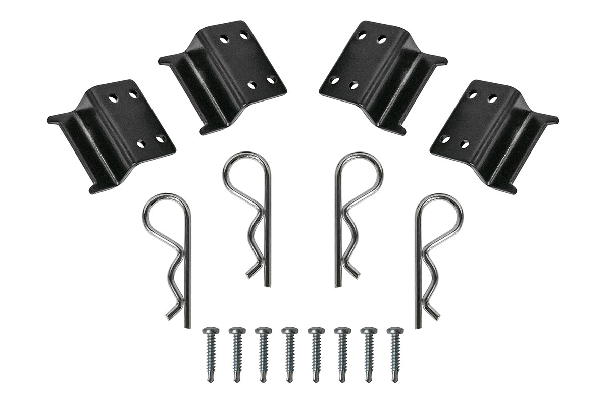 Крышка кузова Mitsubishi L200 2013-2015, трёхсекционная, алюминиевая, черная