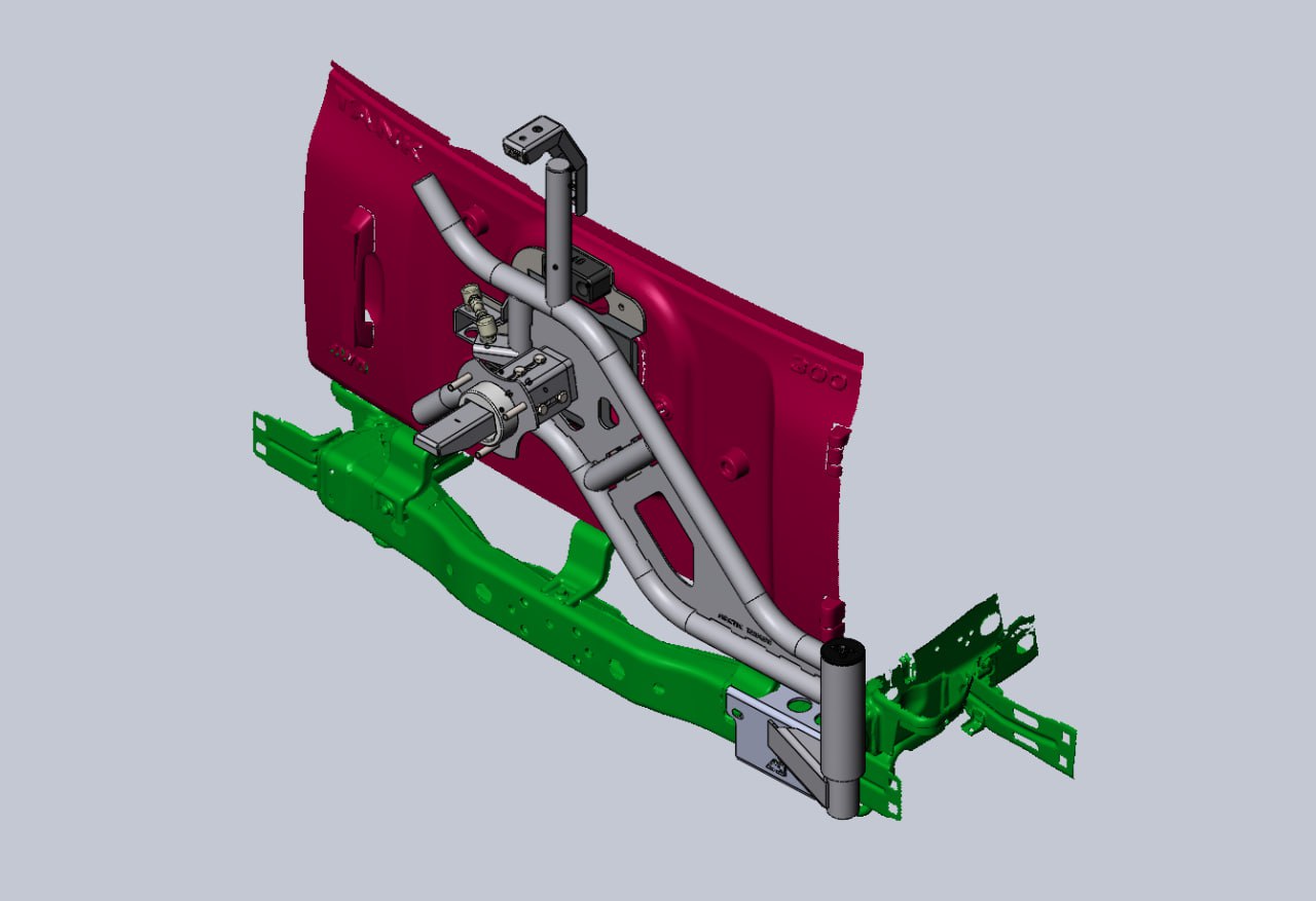 Калитка запасного колеса Arctic Truck для автомобиля TANK 300