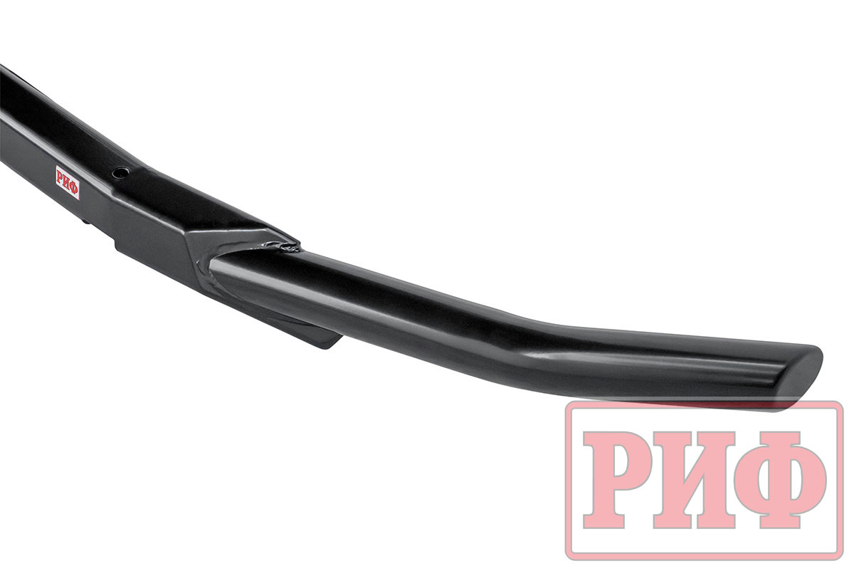 Бампер передний силовой/защита штатного бампера РИФ УАЗ Патриот 2015+ с защитой рулевых тяг (стандарт)