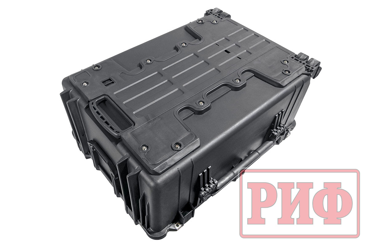 Кейс защитный ударопрочный РИФ 790х595х365 мм на колесах с телескопической ручкой IP55