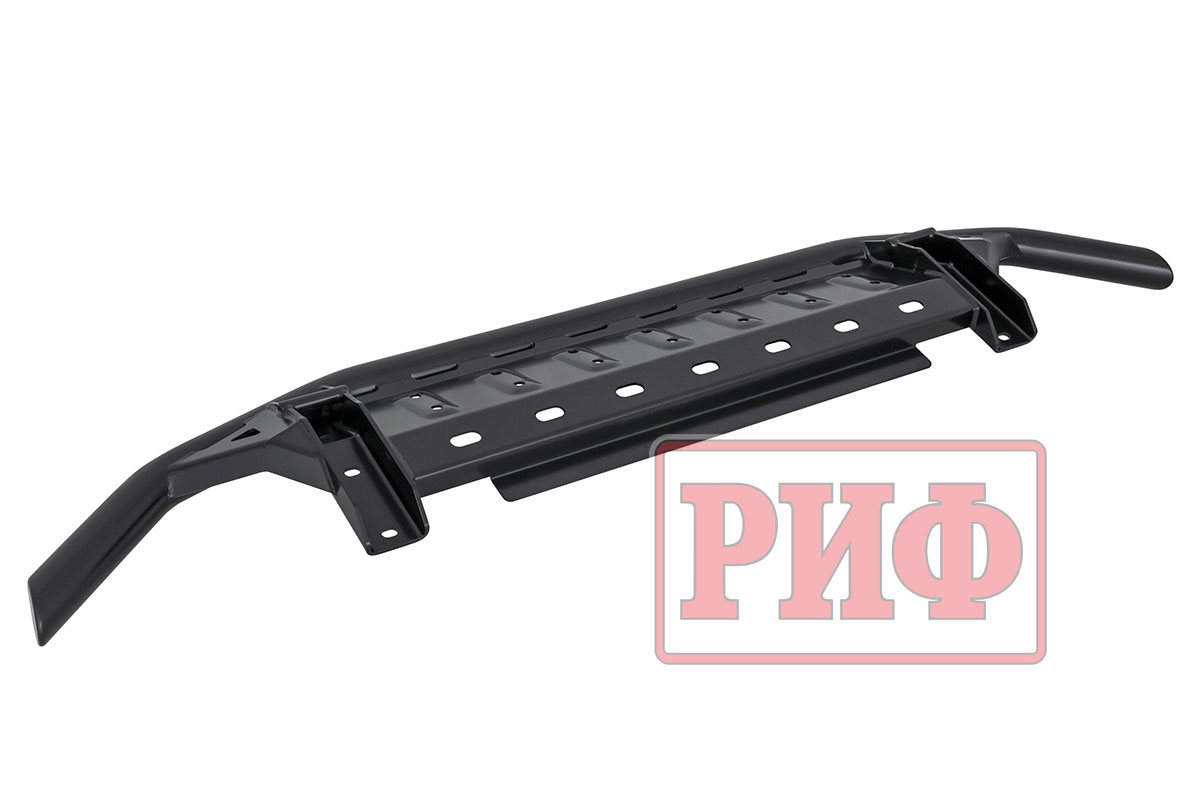 Бампер РИФ силовой передний/защита штатного бампера Toyota Land Cruiser Prado 150 2013-2017 c защитой радиатора