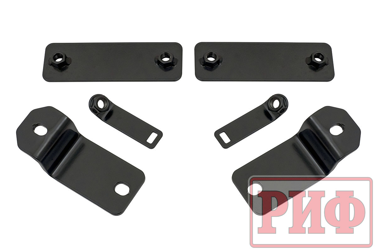 Бампер РИФ силовой передний Jeep Wrangler JL 2018+ под штатные фары, с центральной защитной дугой (для а/м с низкими перед. крыльями))