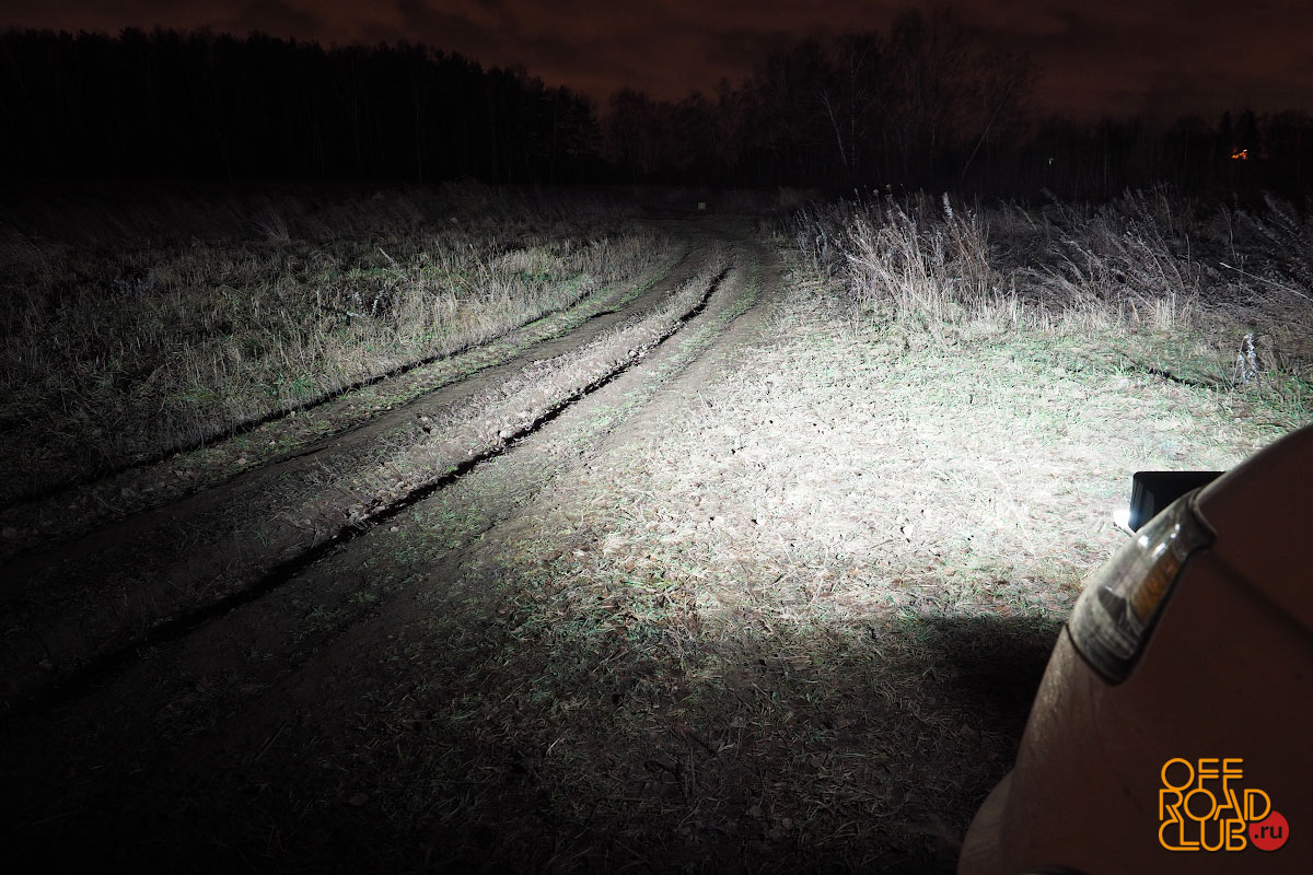 Светодиодная фара водительского света РИФ 158х95х75 мм 45W LED