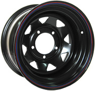 Диск колесный стальной штампованный ORW 76B, 5x139.7, 15x8, ET-40, ЦО 110, черный