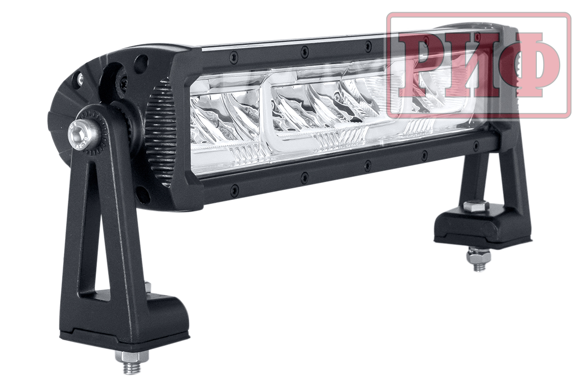 Светодиодная фара водительского света РИФ с ДХО 307 мм 64W