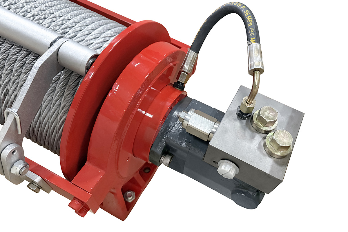 Лебёдка гидравлическая двухскоростная Runva 20000 lbs 9072 кг