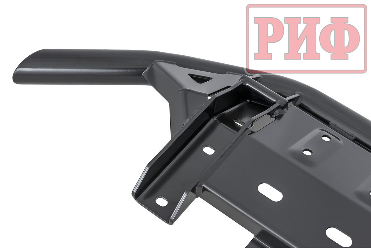 Бампер РИФ силовой передний Toyota Land Cruiser Prado 150 2017+ c защитой радиатора