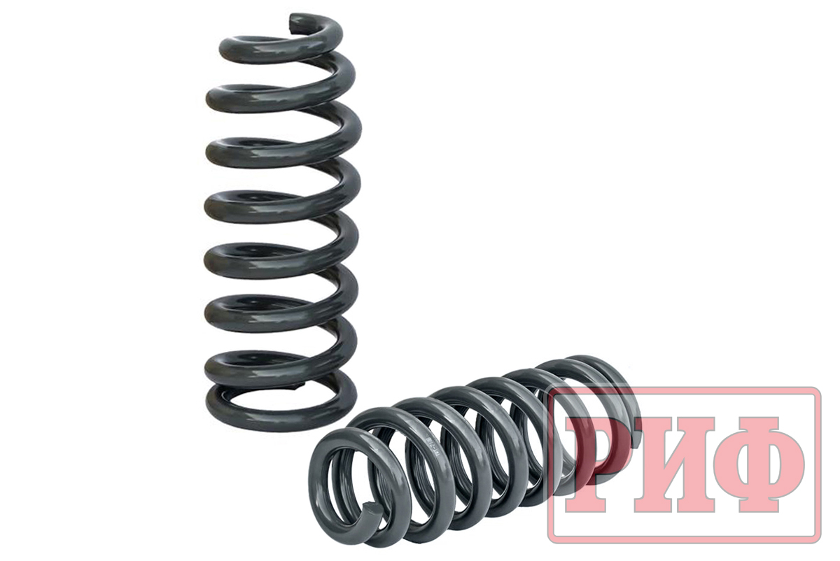 Пружины РИФ передние Mitsubishi L200 (2005-2015 /c 2015 г.в./ Pajero Sport 2008-2016 г.в. +100кг, лифт 2