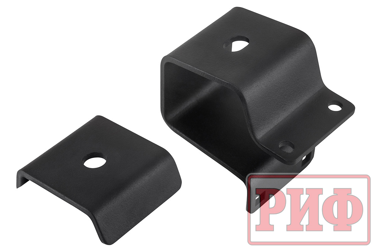 Кронштейны для бокового крепления домкрата Hi-Jack к алюминиевому багажнику (платформе) РИФ