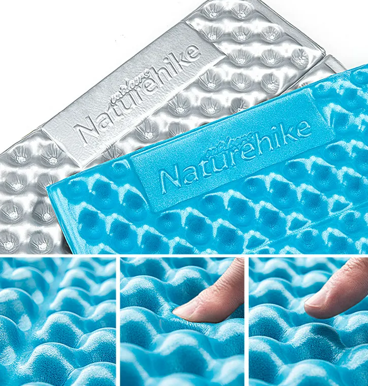 Коврик туристический Naturehike 187х56х2,5 см. IXPE, желтый