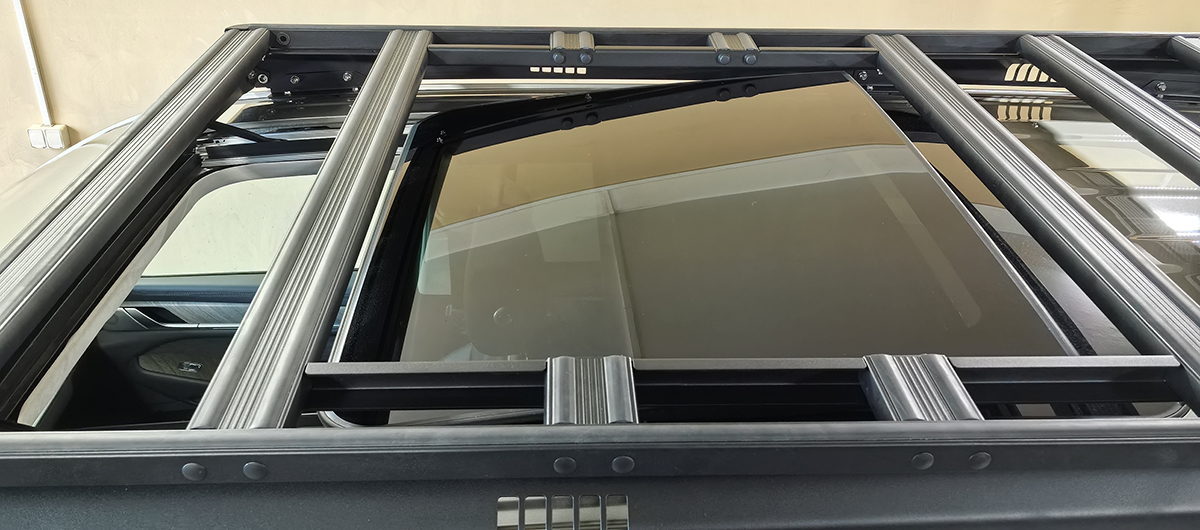 Багажник экспедиционный (платформа) алюминиевый РИФ 1150x2080 мм для TANK 500 с панорамной крышей (с крепежом)