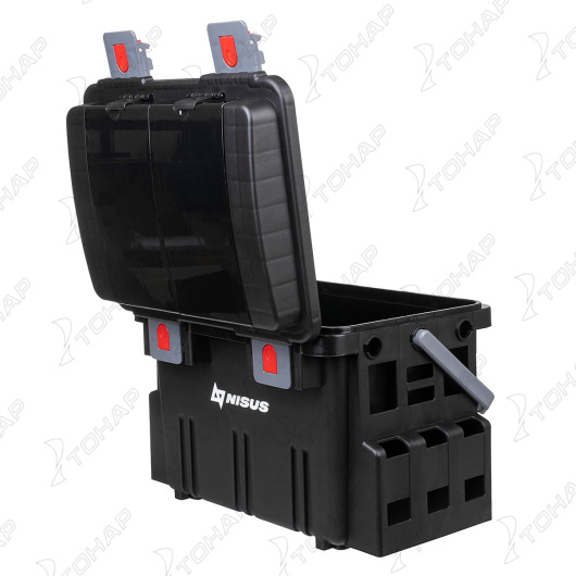 Ящик форелевый NISUS 44x30x33 см, черный