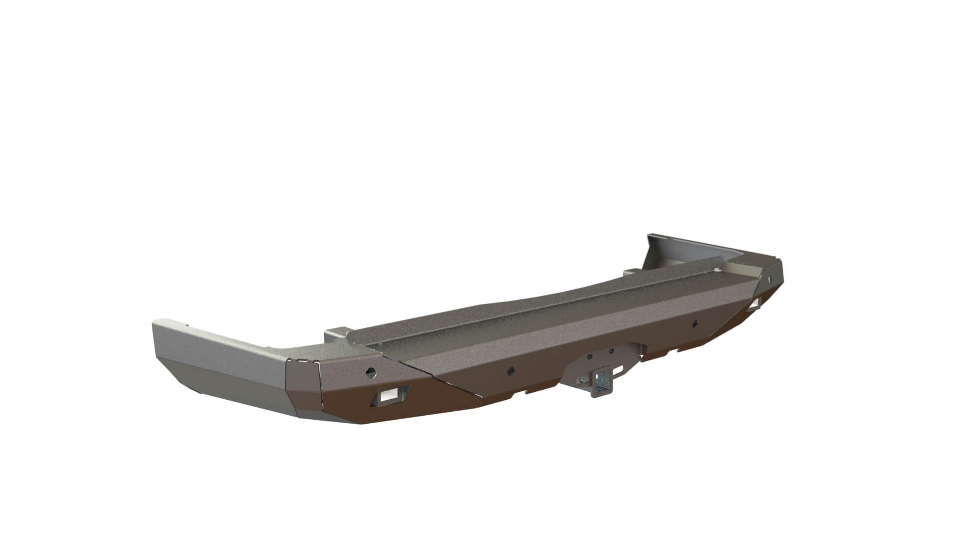 БАМПЕР СИЛОВОЙ ЗАДНИЙ TOYOTA LС200 2015+ КВАДРАТ, ПЛОЩАДКА ПОД ЛЕБ., ФОНАРИ АТ35