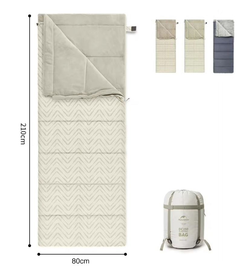 Мешок спальный Naturehike Shanmi, 210х80см, (ТК: +10C), светло-зеленый