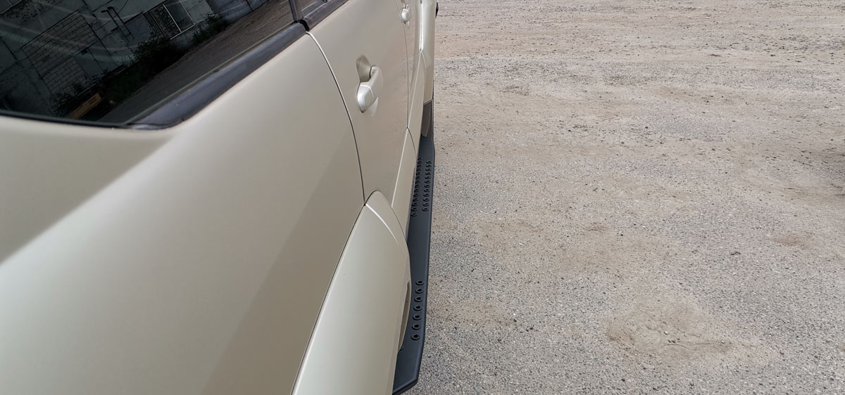 Пороги РИФ силовые Toyota Land Cruiser Prado 120