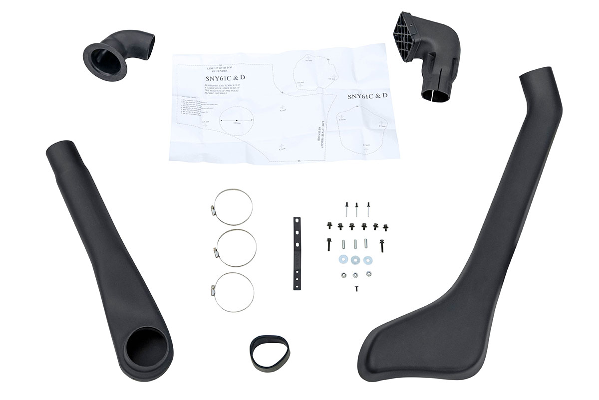 Шноркель для Nissan Patrol Y61 09/2004+ TD42, ZD30DDTI, TB48E (SNY61D)