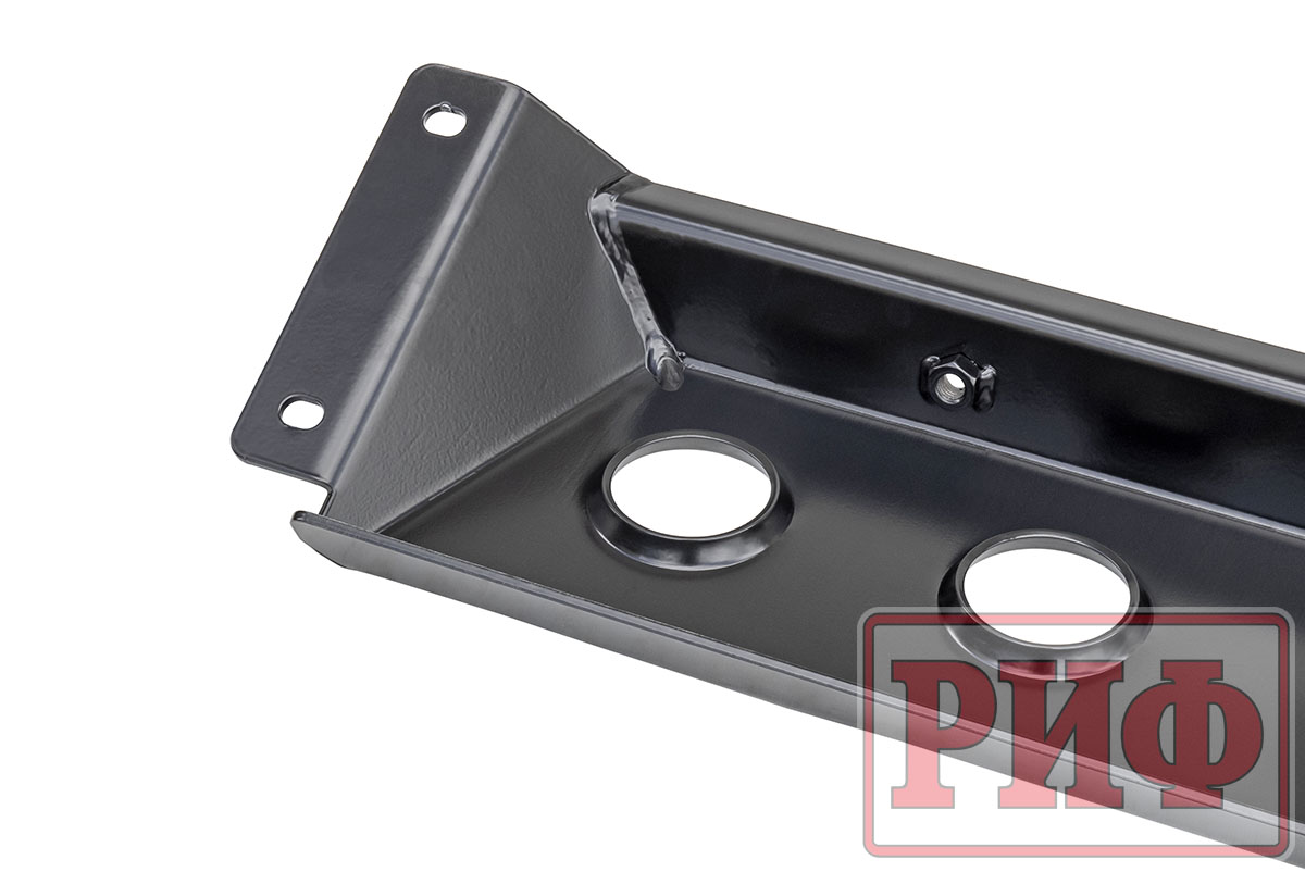 Защита радиатора под бампер РИФ для ГАЗ Соболь лифт +50 мм