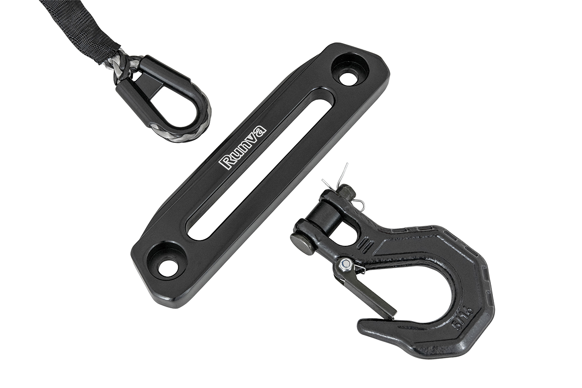 Лебёдка автомобильная электрическая 12V Runva EWV6000SSR 2722 кг (синтетический трос)