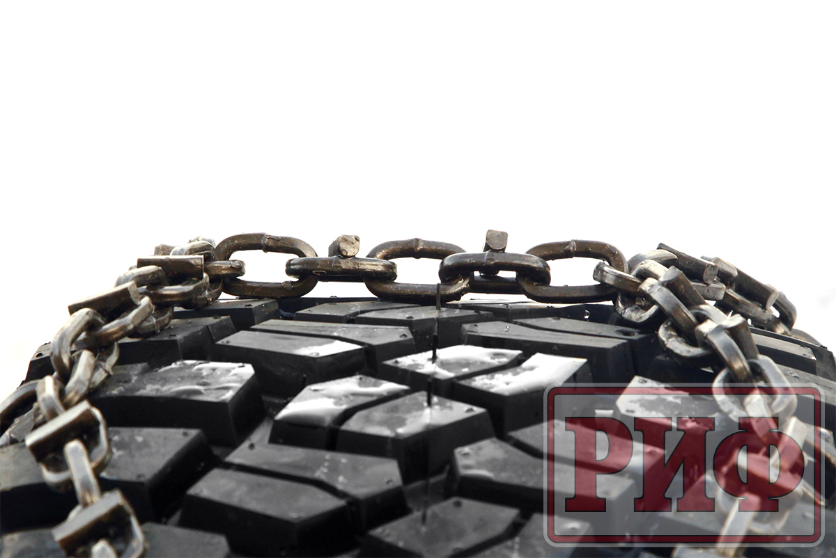 Цепи противоскольжения РИФ Фронтальный погрузчик "соты" 21 мм, 14x17.5 (1 шт. в упак.)