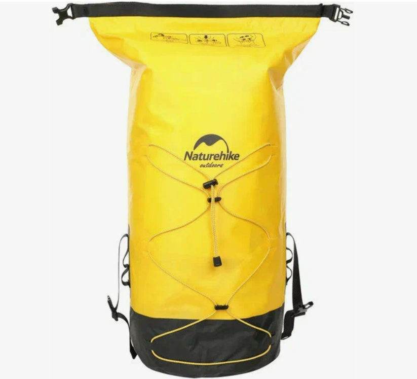 Рюкзак туристический Naturehike 40 л, ПВХ, желтый