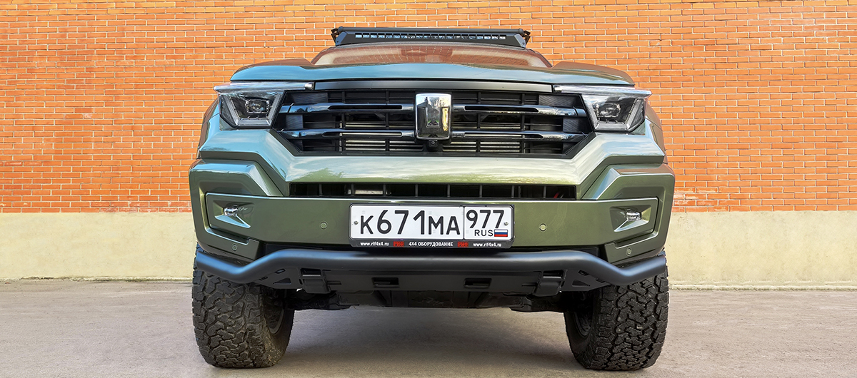 Бампер РИФ силовой передний/защита штатного бампера TANK 400 c защитой радиатора (устанавливается только с площадкой RIFT40-30000)