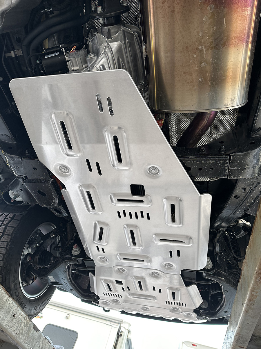 Защита Falcon радиатора, картера, РК, КПП для GWM TANK 400 (базовая версия), алюминий, 8 мм