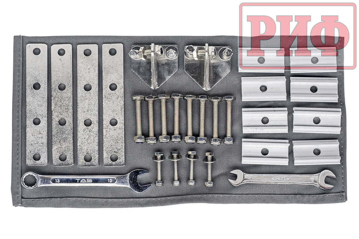 Палатка на крышу автомобиля РИФ Soft RT02-120 PRO, тент серый, 120х(240+70)х115 см