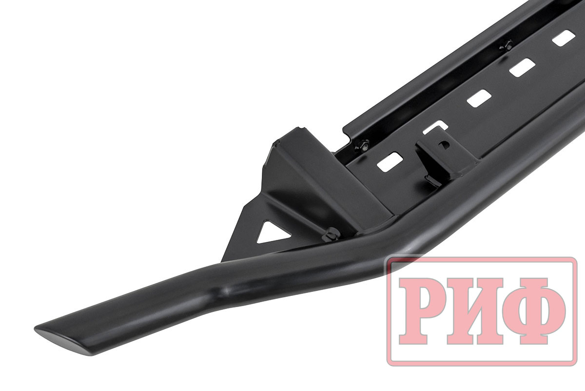 Бампер РИФ силовой передний Mitsubishi Pajero IV под площадку для лебёдки RIFPJR-30000 с защитой радиатора