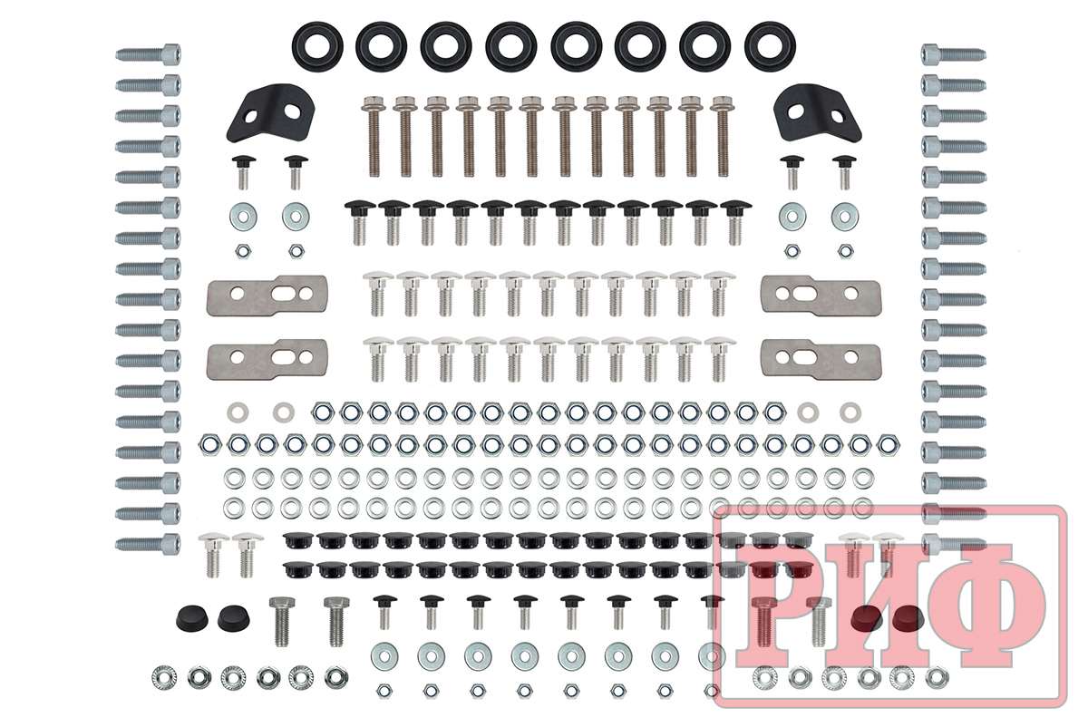 Багажник экспедиционный (платформа) алюминиевый РИФ 1300x2080 мм для Haval H9 2024+ (с крепежом)